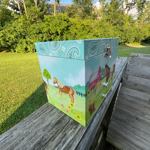 Jewel keeper girl musical storage box. - Picture 3 of 11